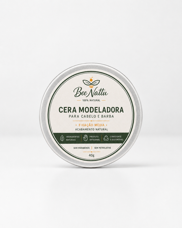 Cera Modeladora para Cabelo e Barba