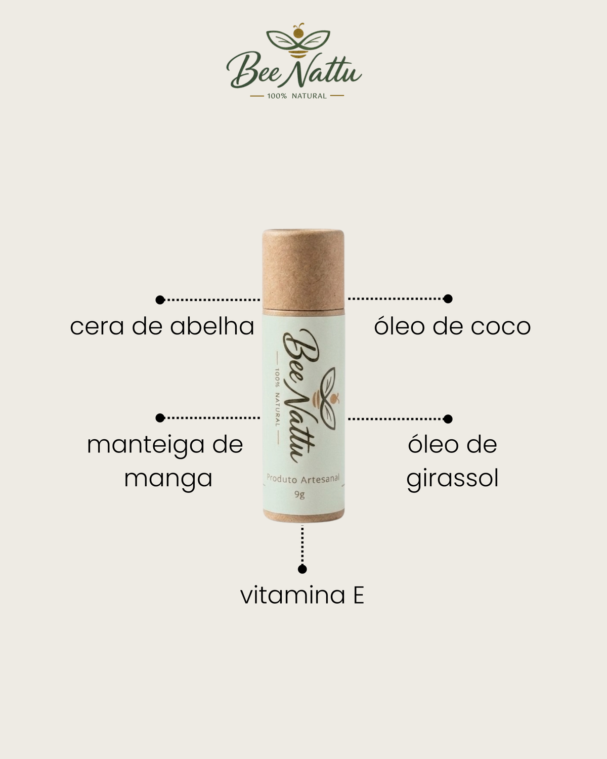 Hidratante Labial Natural